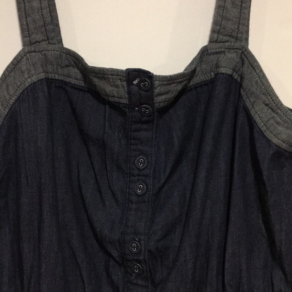 French Connection Jean Romper Sz 6 - Picture 3 of 5